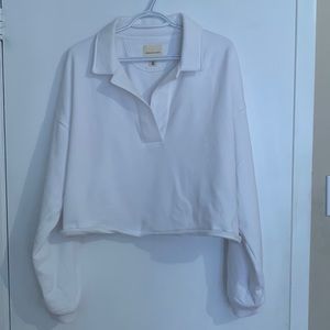 ⭐️HOST PICK⭐️ [L]👚 AMERICAN EAGLE cropped polo sweatshirt